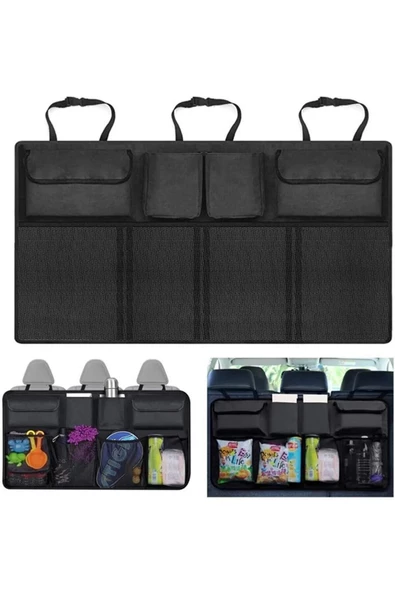 Inndream Araba Araç Oto 8 Cepli Bagaj Organizer Araba Aksesuar Bagaj Çantası - Resim 2