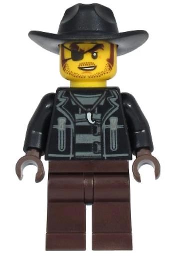 Lego Minifigür - Police - Crook Snake Rattler cty1130