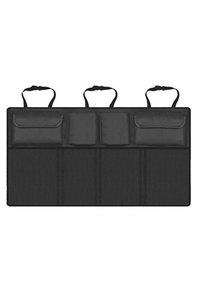 Bagaj Düzenleyici Alet Eşya Organizer Pratik 8 Cepli Araç Oto Çanta Bagaj Aksesuarı - Resim 2