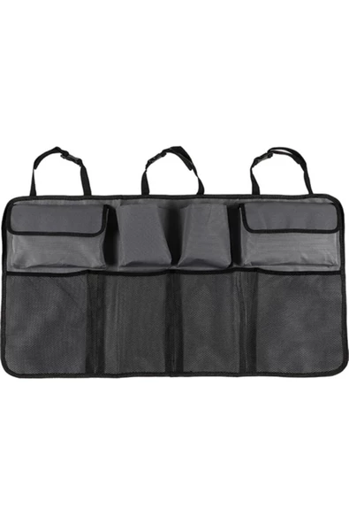 Araba Araç Içi 8 Cepli Oto Eşya Çantası Bagaj Düzenleyici Organizer Çanta - Resim 3