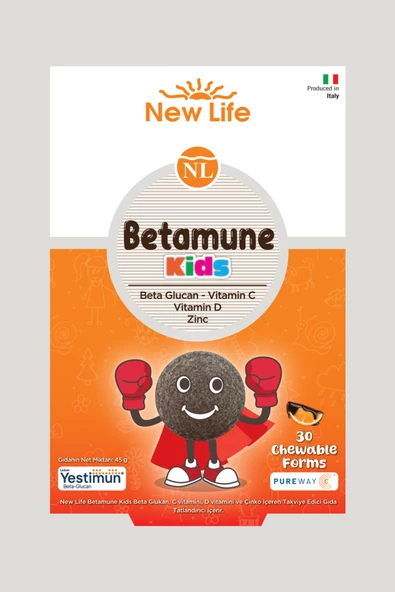 New Life Betamune Kids 30 Yumuşak Kapsül