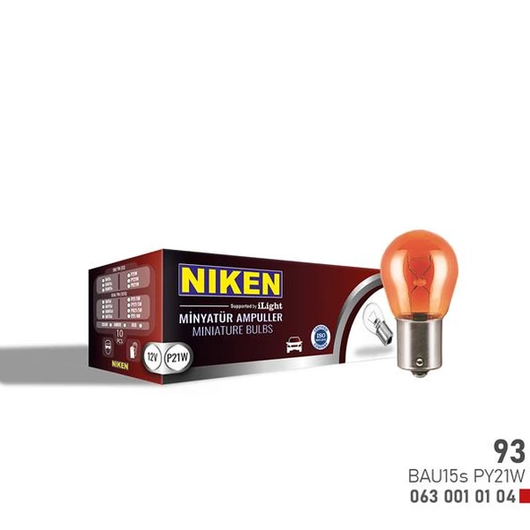 NIKEN 93 AMPULYAKIN TIR. BAU15s PY21W AMB 10LU