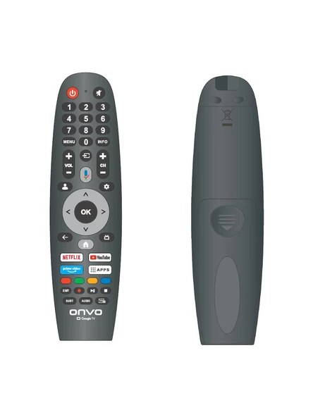 Onvo 55OVF9001UQ 4K Ultra HD 55" 140 Ekran Uydu Alıcılı Google Smart QLED TV - 3