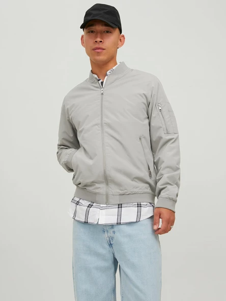 Jack&Jones Erkek Minimalist Bomber Ceket - Regular Fit - 5