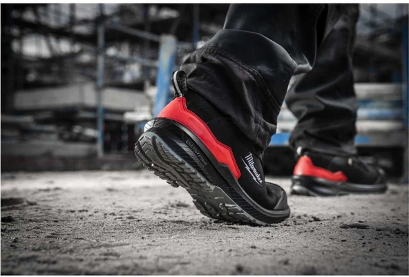 Milwaukee Flextred Yüksek Bilek İş Ayakkabısı Nubuk Deri S3S NO:42 4932493733 - 4