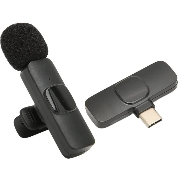 StarkPro K8 Profesyonel Type-c Kablosuz Taşınabilir Yaka Mikrofonu - 2