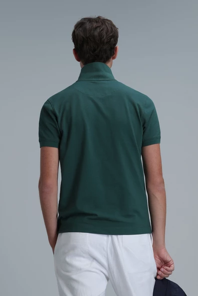Lufian Minimalist Polo Yaka Kısa Kol Erkek T-Shirt - Günlük Şıklık - 6