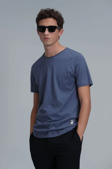 Lufian Oversize Erkek T-Shirt - Minimalist Tarz Kısa Kol Yuvarlak Yaka - 2
