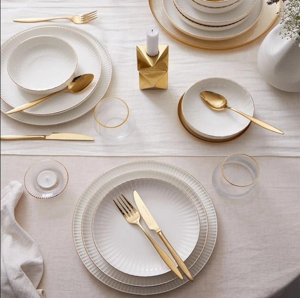 KUTAHYA PORSELEN 24 PRC YMT BNCRS24Y220_74_18255_1 BONE CREST ALTIN - 3