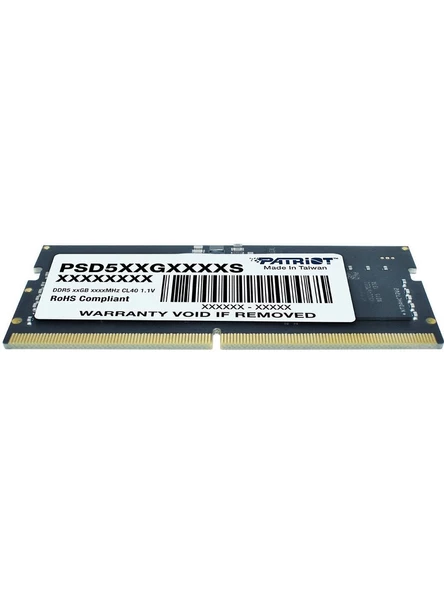 PATRIOT SIGNATURE PSD532G48002S 32GB DDR5 4800MHz CL40 SODIMM - 2