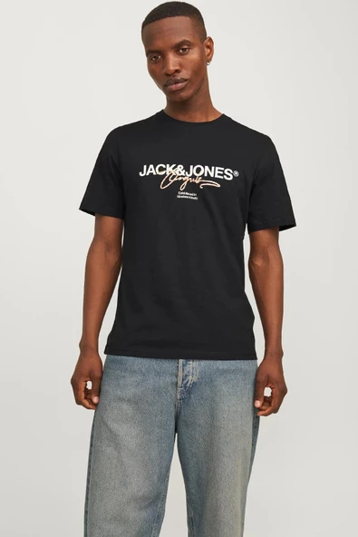 Jack&Jones Minimalist Erkek T-Shirt - Kısa Kol - Günlük - 5