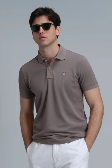 Lufian Minimalist Polo Yaka Kısa Kol Erkek T-Shirt - Günlük Şıklık - 11