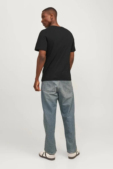 Jack&Jones Minimalist Erkek T-Shirt - Kısa Kol - Günlük - 8