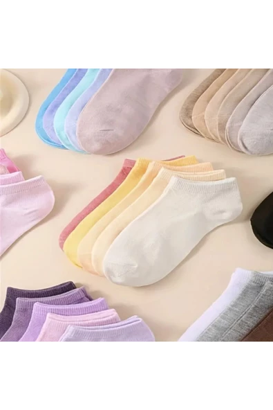 garanti çorap  Düz Bayan Patik 5 li - Resim 6