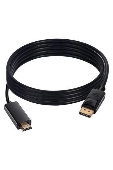 Zilevo Displayport To Hdmi Kablo Ses Görüntü Çevirici Kablo 3 Metre