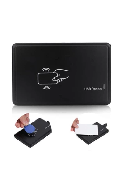 BASTORE Rfıd Göstergeç 125khz Em4100 Proximity Usb Kart Okuyucu - 2