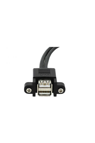 Zilevo 2x Usb A Erkek To 2x Usb A Dişi Panel Tipi Kablo - 30cm - 5