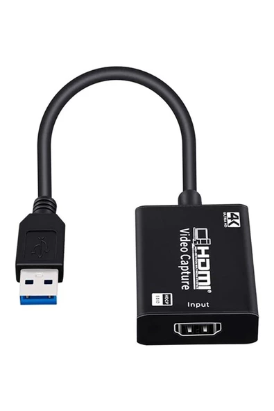 Zilevo 4K HDMI Video Capture USB Görüntü Yakalama Canlı Yayın Kartı Capture Adaptör