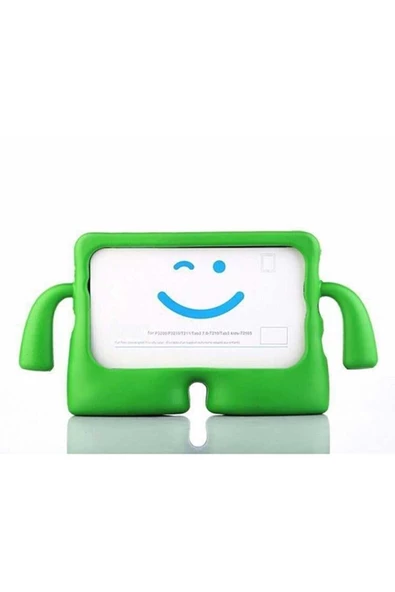 Ipad Pro 11 Uyumlu 2018/2020/2021 Kılıf Yumuşak Standlı Silikon Kids Çocuk Kılıfı  YEŞİL - 1