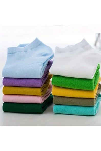 garanti çorap  Düz Bayan Patik 5 li - Resim 2