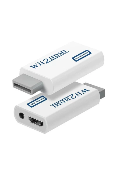 Microcase Nintendo Wii Hdmi Tv Kablo Çevirici Adaptör Wii 2 Hdmı  Al2517 Beyaz