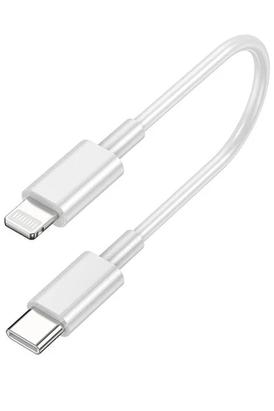 Zilevo Lightning To Usb Type C 20w Hızlı Şarj İphone Uyumlu Data Kablosu 0.25m Kısa Kablo 25cm