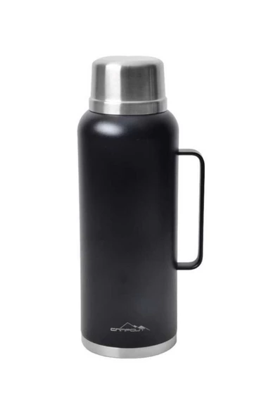 Campout Çift Katmanlı Termos Siyah 2600Ml