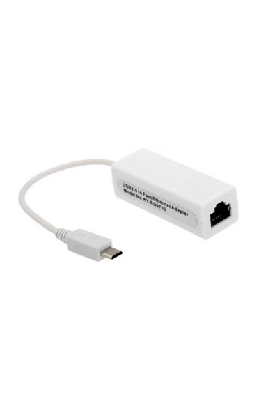 Zilevo Micro USB To Ethernet Çevirici Dönüştürücü Adaptör