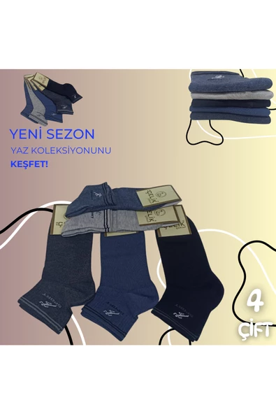 Asçelik  Sport Çorap 4lü - Resim 3