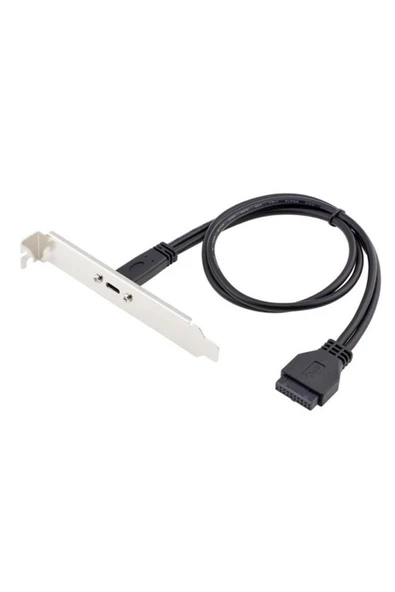 Zilevo Type C 19-20 Pin Dişi to Usb 3.0 Anakart Panel Pci Çevirici Kablosu