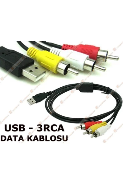 Zilevo Usb To 3 Rca Usb Lale Tos Görüntü Ve Ses Kablosu - 2
