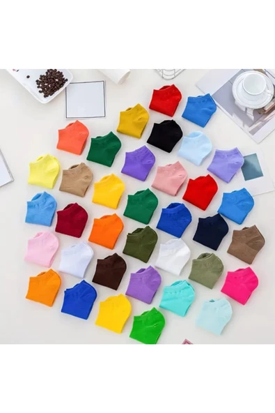 garanti çorap  Düz Bayan Patik 5 li - Resim 4