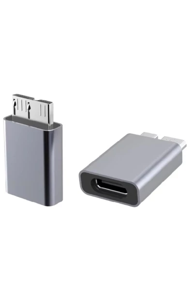 Zilevo Type C To Micro B Usb Çevirici Dönüştürücü Adaptör Bağlantı Aparatı - Resim 4