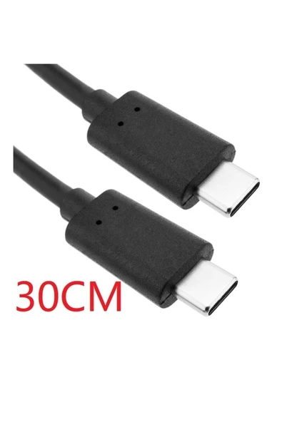 Zilevo Type C To Type C Erkek Erkek Hızlı Şarj Data Kablosu 30 cm - 2