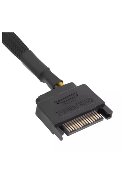 Zilevo Sata Fan Power Kablosu 4 Port Y Pin PWM Çoklayıcı Splitter Fan Kablosu - Resim 4