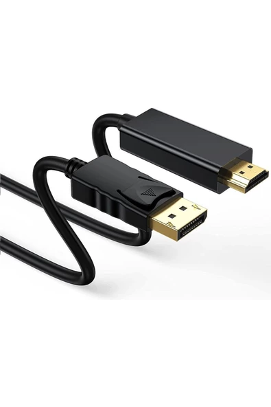 Zilevo Displayport To Hdmi Kablo Ses Görüntü Çevirici Kablo 3 Metre - Resim 2