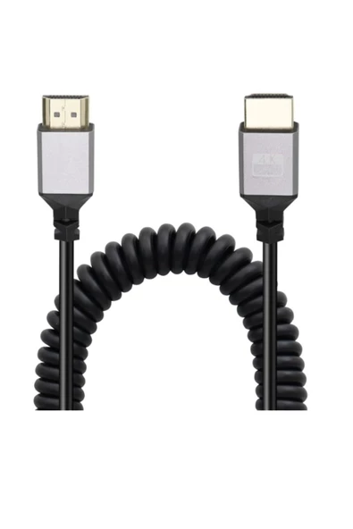 Zilevo Hdmi Spiral Yaylı Uzayabilen Fullhd 4k 60hz Uhd Kablo (0.5-2 Metre) hllgroup 990396