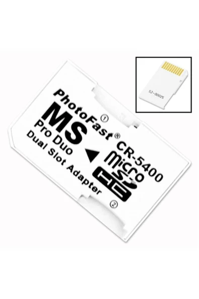 Zilevo 4304 Micro Sd Memory Stick Pro Duo Çevirici Dönüştürücü Hafıza Kartı Adaptörü - Resim 7