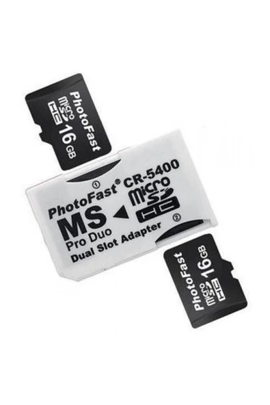 Zilevo 4304 Micro Sd Memory Stick Pro Duo Çevirici Dönüştürücü Hafıza Kartı Adaptörü - Resim 8