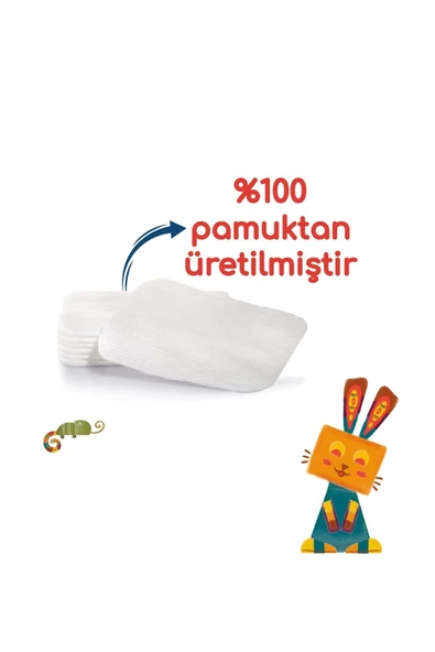 Bebedor Bebek Temizleme Pamuğu 60'lı 5 Paket - 4