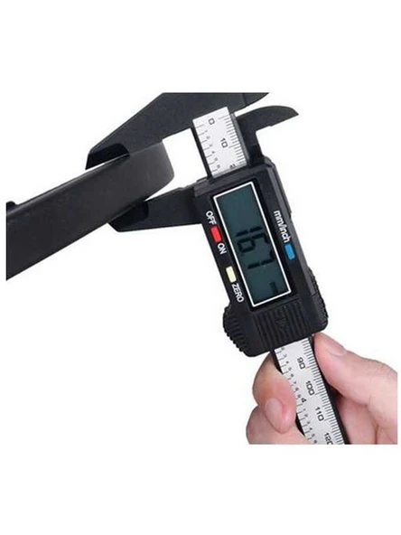 WOZLO Koodmax Kumpas Dijital Karbon Fiber Hassas 150mm Kalınlık Ölçer 1. Sınıf - 2