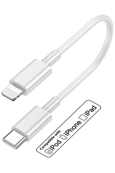 Zilevo Lightning To Usb Type C 20w Hızlı Şarj İphone Uyumlu Data Kablosu 0.25m Kısa Kablo 25cm - 2