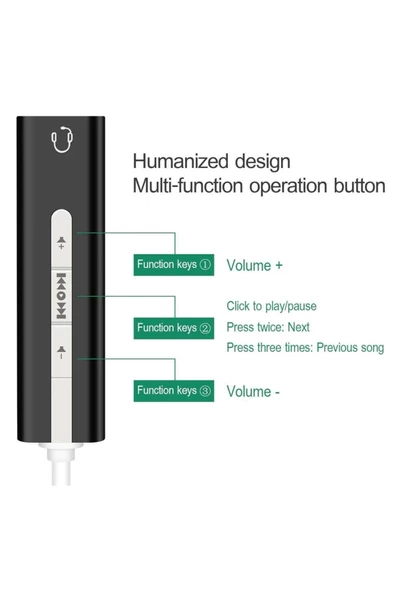 Zilevo Usb Harici 7.1 Ses Kartı 3.5mm Çevirici Dönüştürücü Ses Kartı