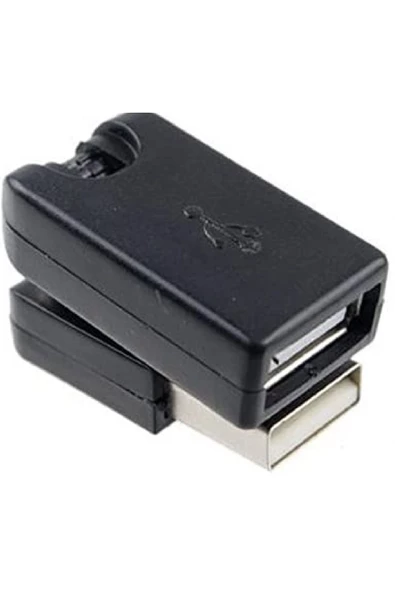 Alfais 5264 Usb To Dişi Erkek 360 Derece Dönebilen Çevirici Dönüştürücü Adaptör - 3