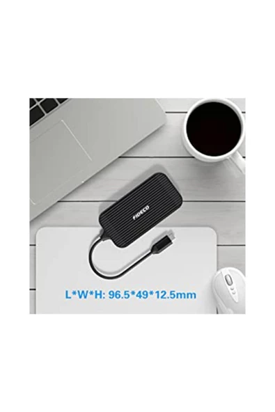 FİDECO Fıdeco Type C To 4k Hdmi - Usb 3.0 Hub, Gigabit Ethernet, Kart Okuyucu, Usb C, Mikrofon Kulaklık - 7