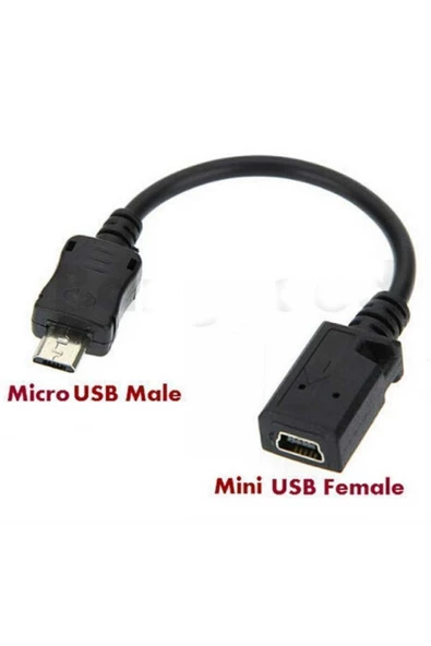 Zilevo Mini Usb 5 Pin Dişi To Micro Usb Çevirici Kablo - 6