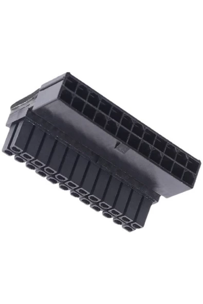 Alfais 4982 ATX 24 Pin to Erkek Dişi Anakartlar için 90 Derece Açı Dönüştürücü Adaptör - Resim 2