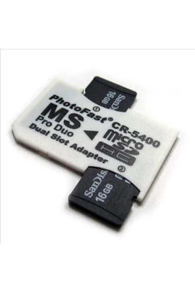 Zilevo 4304 Micro Sd Memory Stick Pro Duo Çevirici Dönüştürücü Hafıza Kartı Adaptörü - Resim 4