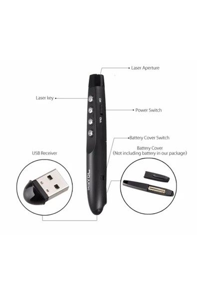 Hytech Hy-02c Kablosuz Profesyonel Sunum Cihazı - 4