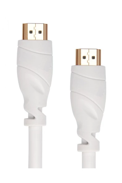 Zilevo Hdmi Kablo 3m Metre V1.4 2160p Full Hd Beyaz Lcd Pc Laptop Ps3 3d - 2